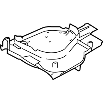 Subaru Tribeca Fuel Tank Skid Plate - 42045XA01A