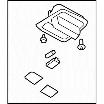 Subaru 92151SC000LO Over Head Console Assembly