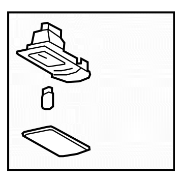 Subaru 84671AG040LO Lamp Assembly Luggage Room