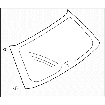 Subaru 63011FE000 Glass Rear Gate