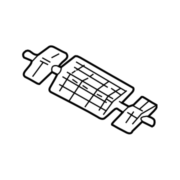 Subaru 72127FA000 Door Assembly Vent