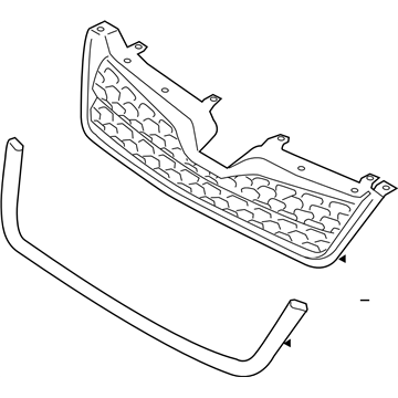 Subaru 91121SG060 Front Grill Assembly Lower