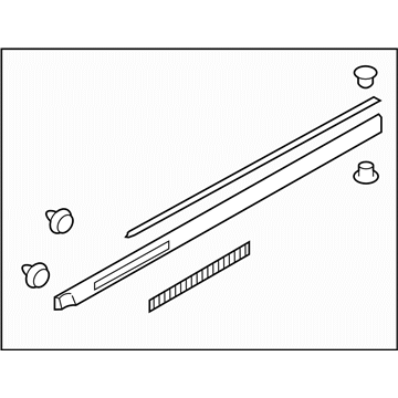 2015 Subaru Legacy Door Moldings - 91112AL53A