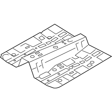 Subaru 52120AG04A9P Floor Pan Front