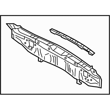 Subaru 52401SG0109P Skirt Complete Rear