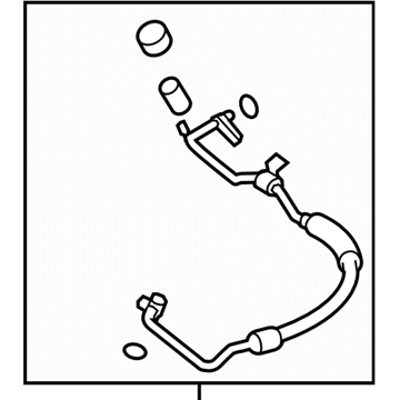 Subaru Impreza STI A/C Hose - 73425FG051