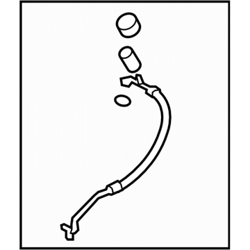 Subaru 73424FG010 Hose Assembly Pressure DISCHARG