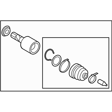 Subaru 28492FG000 Rear Inner Cv Joint