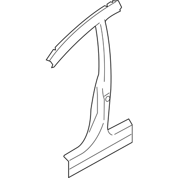 Subaru 51429XA01D9P Pillar Complete Out Center LH