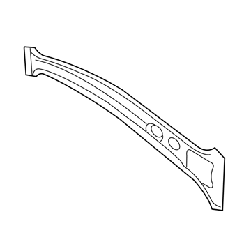 Subaru 51530XA01A9P Pillar Complete Center In LH