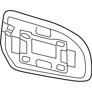 Subaru 91039AJ02A Mirror Repair RH