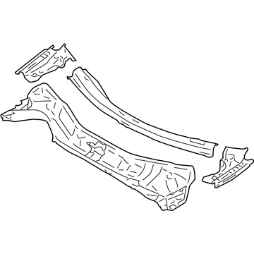 Subaru 51121CA0109P Duct Complete LHD