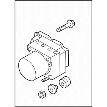 2008 Subaru Impreza STI ABS Pump And Motor Assembly - 27594FG010