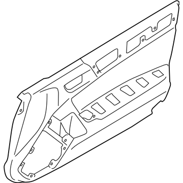 Subaru 94212CA050VH Trim Panel Front Door LH