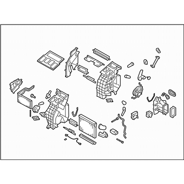 Subaru 72110XA00E Heater Unit