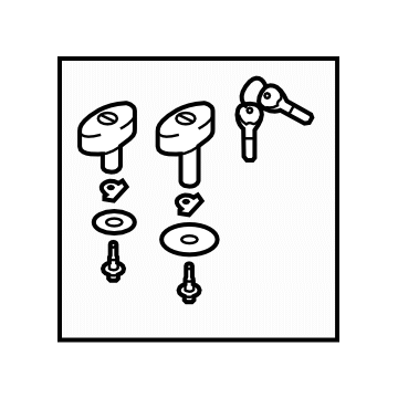 Subaru 91269AE00A Key Kit Spare