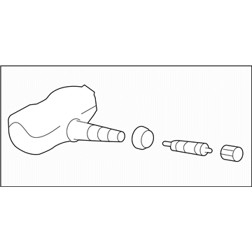 Subaru 28103CA001 Valve TPMS Assembly