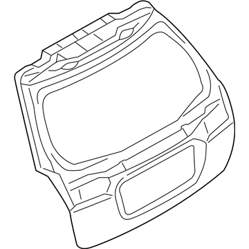 Subaru 60809AG10B9P Panel Assembly Rear Gate