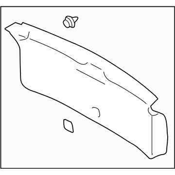 Subaru 94320FJ000VH Trim Panel Assembly Rear GLWR