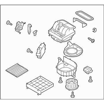 Subaru 72210AG16A Blower Assembly