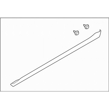 Subaru 91112FJ151 GARNISH Assembly Side SILL LH