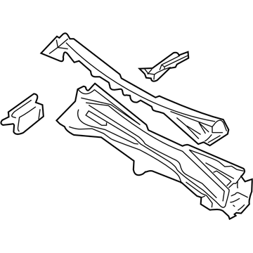 Subaru 51121SA0119P Duct Complete Front Panel