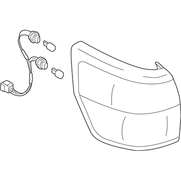 Subaru 84201AE31AWH PB000842 Lamp Assembly Combination Rear