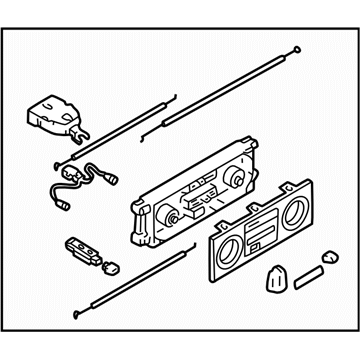 Subaru 72311FC072 Heater Control Assembly