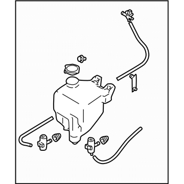 Subaru 86610AE04B Front Washer Reservoir