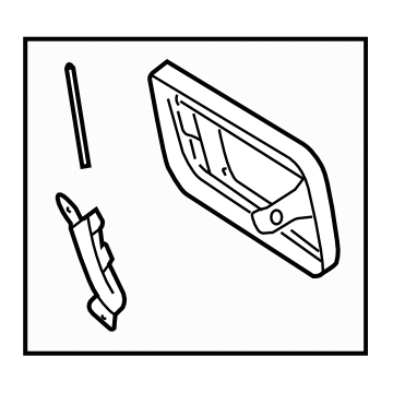 Subaru 57601AG00A9P Fuel Filler Door