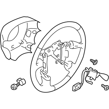 Subaru 34311SA070 Steering Wheel Assembly