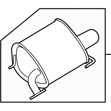 Subaru WRX Muffler - 44300VA030