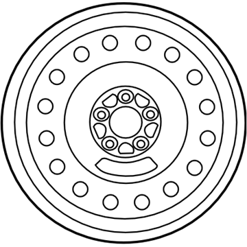 Subaru 28151SG010 Spare Disc Wheel