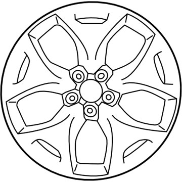 Subaru 28111SG070 Aluminium Disc Wheel