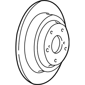 Subaru 26700AE081 BRK Disk Rear