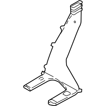 Subaru 72511AJ00A Duct Assembly RH