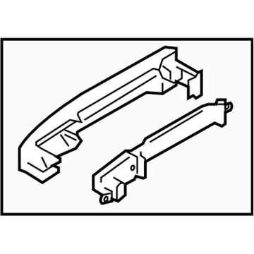 Subaru 61160CA010W6 Outer Door Handle