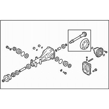 Subaru 38300AC290 Differential Carrier AY/VA2RGT