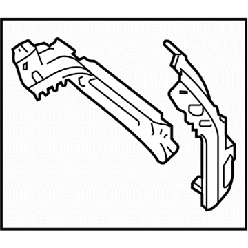 Subaru 51472AG07A9P Reinforcement D Pillar Complete LH