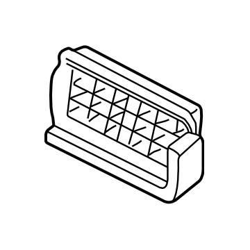 Subaru 72651SA000 Grille Air Vent Assembly