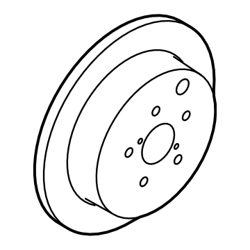 Subaru 26700FG010 Brake Disk Rear