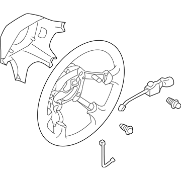 Subaru 34311AC411ML Steering Wheel Assembly