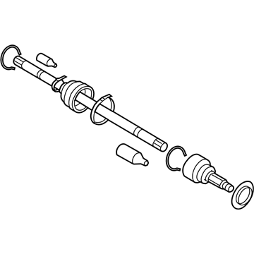 Subaru 28491FJ000 Bj Shaft & Boot Kit