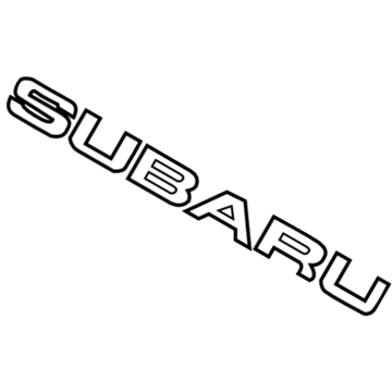 Subaru 93079CA000 Letter Mark Rear Sub