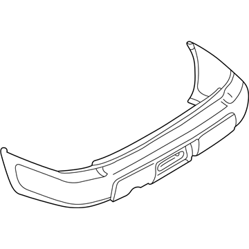 Subaru 57720FC020 Bumper Face Rear