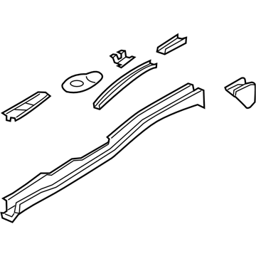 Subaru 52150AE53B Frame Rear Floor Side CPRH