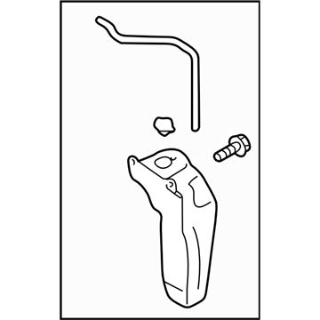 Subaru 45150AE000 Reserve Tank Assembly Radiator