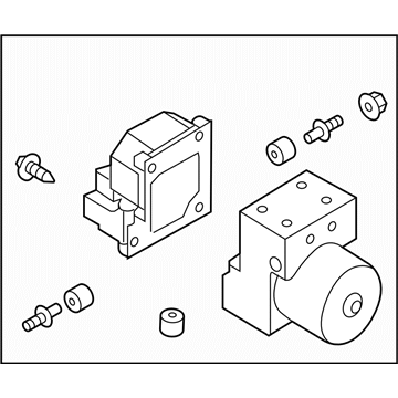 2009 Subaru Outback ABS Pump And Motor Assembly - 27594AG14A