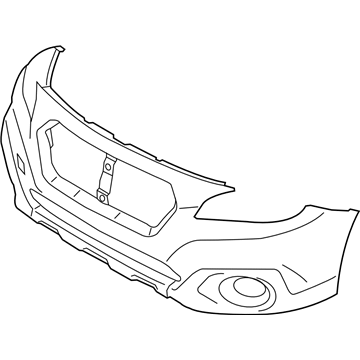 Subaru 57704AL01A Bumper Face Front OBK