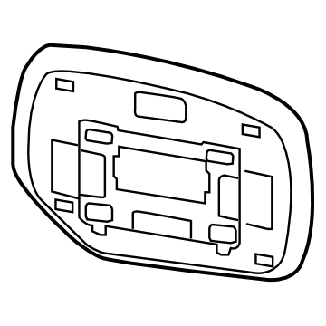 Subaru 91039SG021 Mirror Repair LH